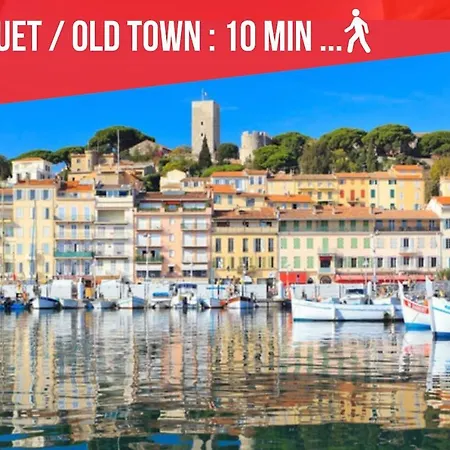 Cosy Center - Rue D'antibes - 200m Plage- Clim - Wifi - Unique Апартаменты *